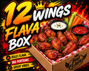 12 Wings Only - Flava Box