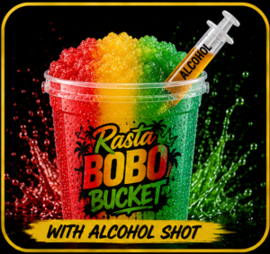 Rasta Bobo Bucket With Liquor