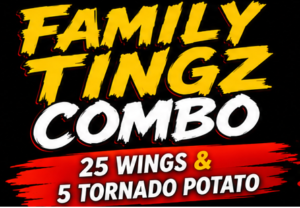 #3 Family Tingz Combo - 25 Wings / 5 Tornado